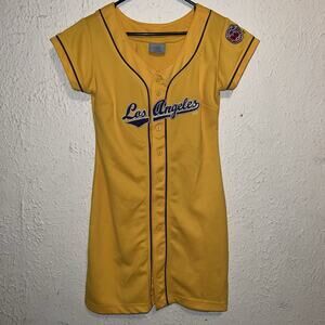 Los Angeles Lakers Cherry League Baseball Steve & Barry's Stitched Jersey M